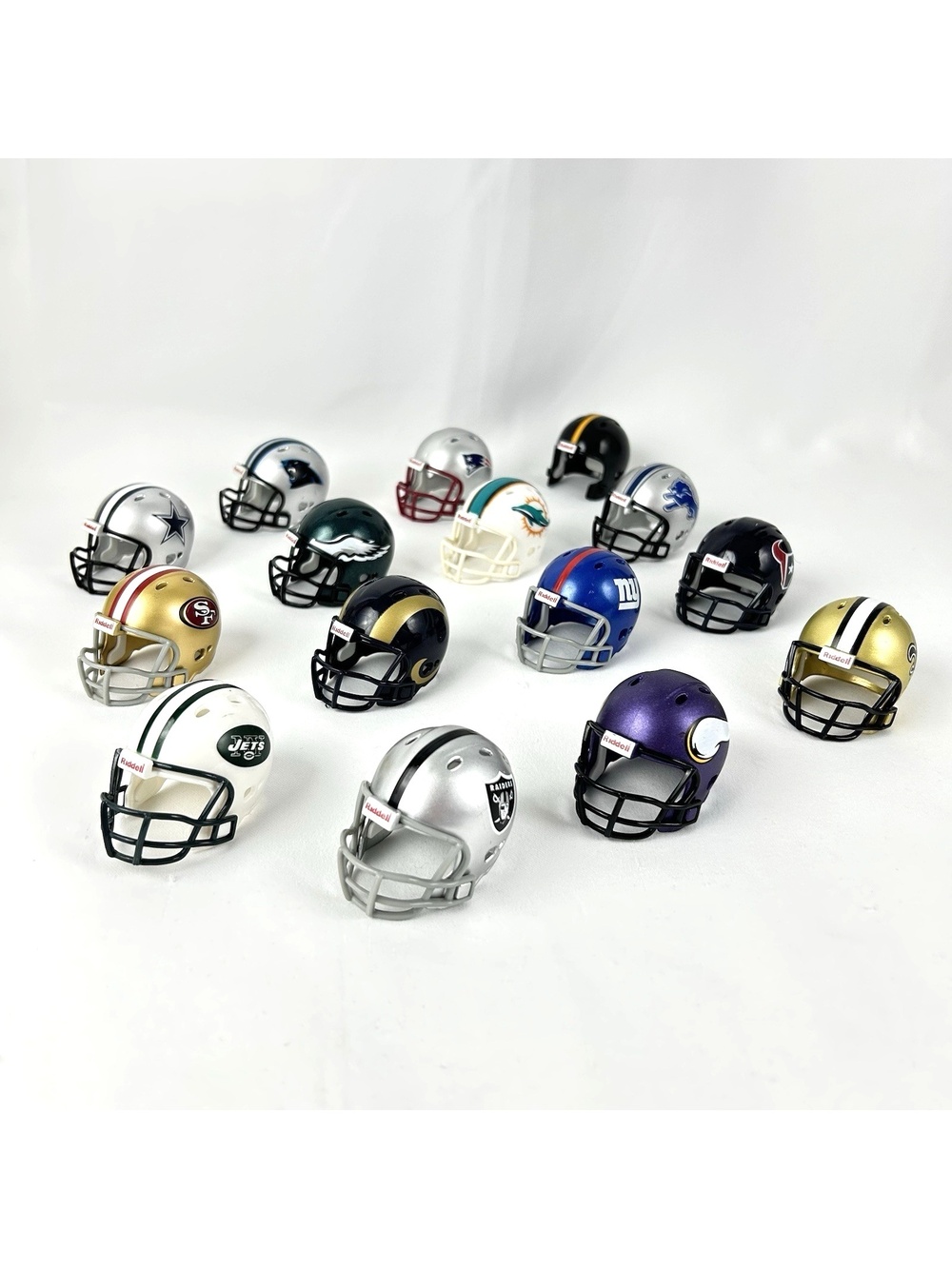 NFL Riddell Mini Helmets Lot 2013 Mixed Teams 1.5" Read